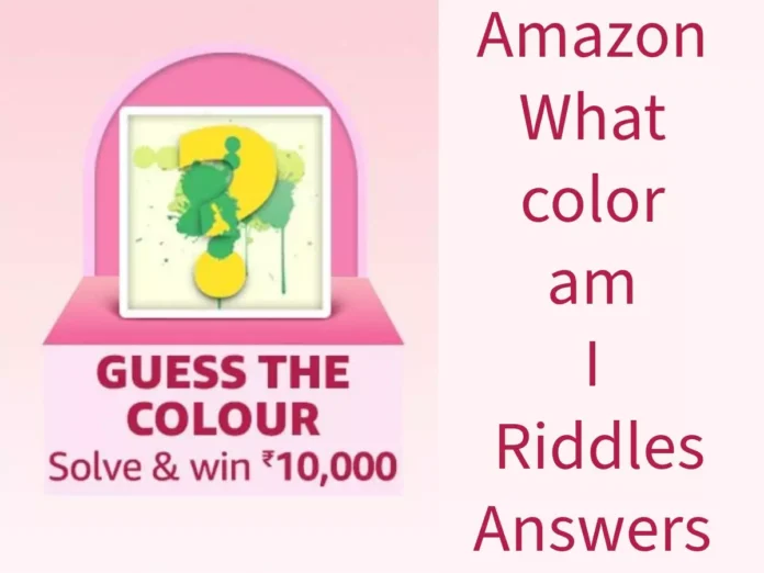Amazon What color am I Amazon What color am I