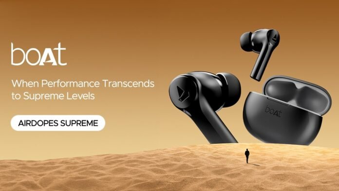 Revolutionize your audio experience with new boAt airdopes supreme TWS Revolutionize your audio experience with new boAt airdopes supreme TWS earbuds
