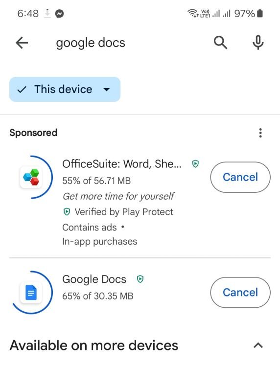 The Google Play Store now makes downloading multiple apps a Google Play Store simultaneous app downloads