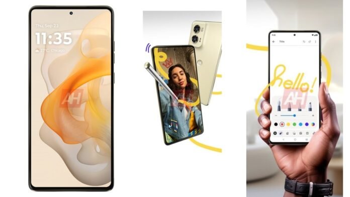 Moto G Stylus 5G (2024) Leaked Marketing Images Suggest Design, moto g stylus 5g 2024 android headlines Moto G Stylus 5G