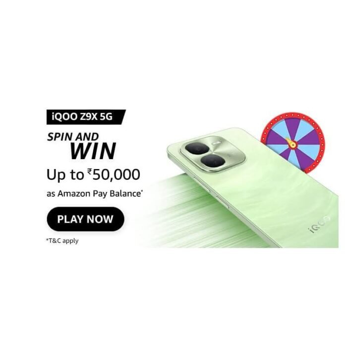 iQOO Z9X 5G comes with India's Slimmest ______ Battery? Amazon Quiz: iQOO Z9X 5G comes with India's Slimmest ______ Battery?