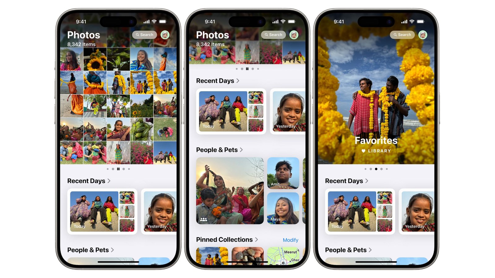 Apple Photos redesign on iOS 18