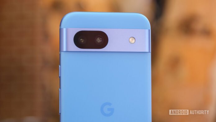 Google Pixel 8a cameras close