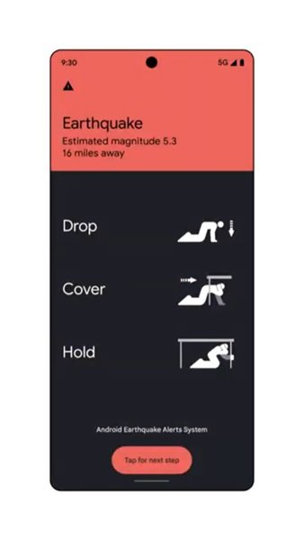 Google's Earthquake Alert System expands to all U.S. states.