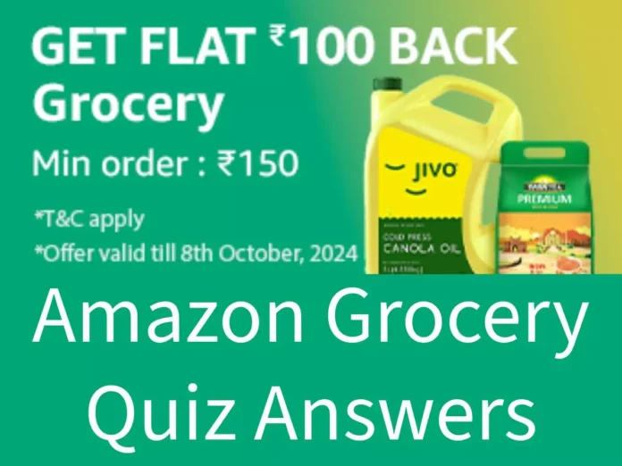 Amazon Grocery Quiz: Great Indian festival sale starts early for Amazon Grocery Quiz: Great Indian festival sale starts early for Prime members - True or False