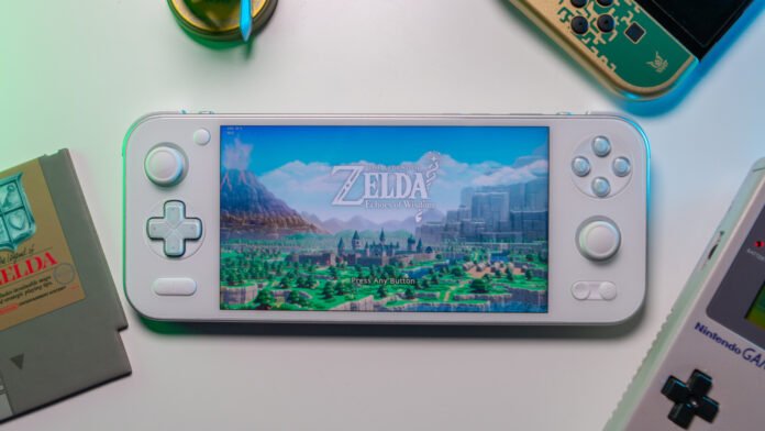 Ayaneo Pocket S Review: Defining premium Android gaming Echoes of Wisdom Title Screen on the Ayaneo Pocket S