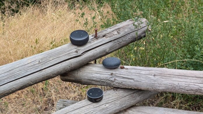 How to Get Started on Your Smart Home Without a smart speakers on wooden fence