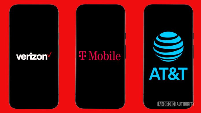 T-Mobile hacked in massive breach by China-linked hackers Stock photo of major US carriers Verizon Wireless, AT&T, and T Mobile (9)