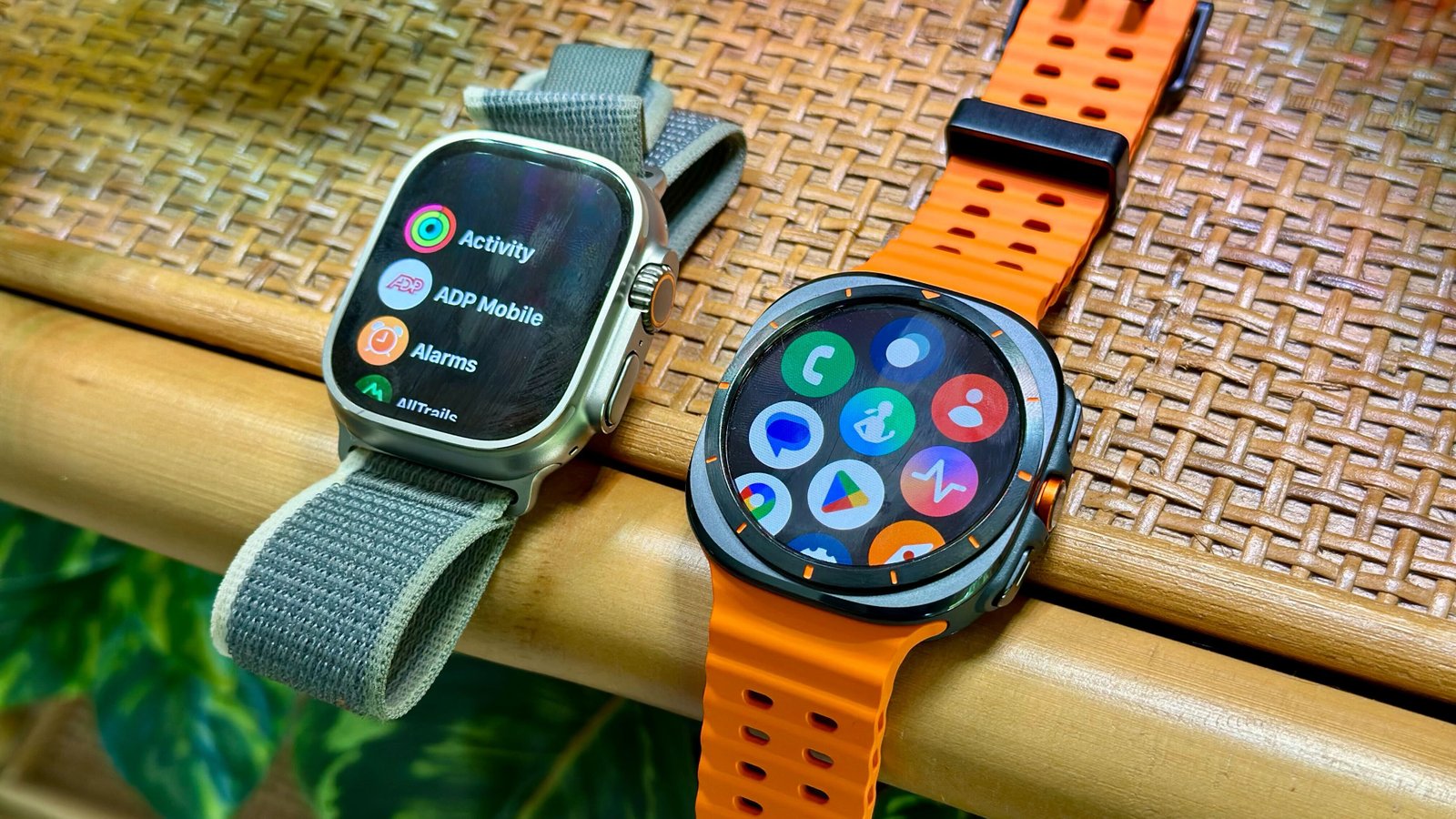 What we think from Android & Wear OS smartwatches in 2025 4 Samsung Galaxy Watch Ultra vs. Apple Watch Ultra 2