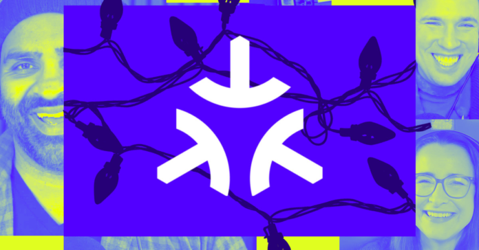 How Matter works, where it’s headed, and why it matters A photo of the Matter logo, over a holiday Vergecast illustration.