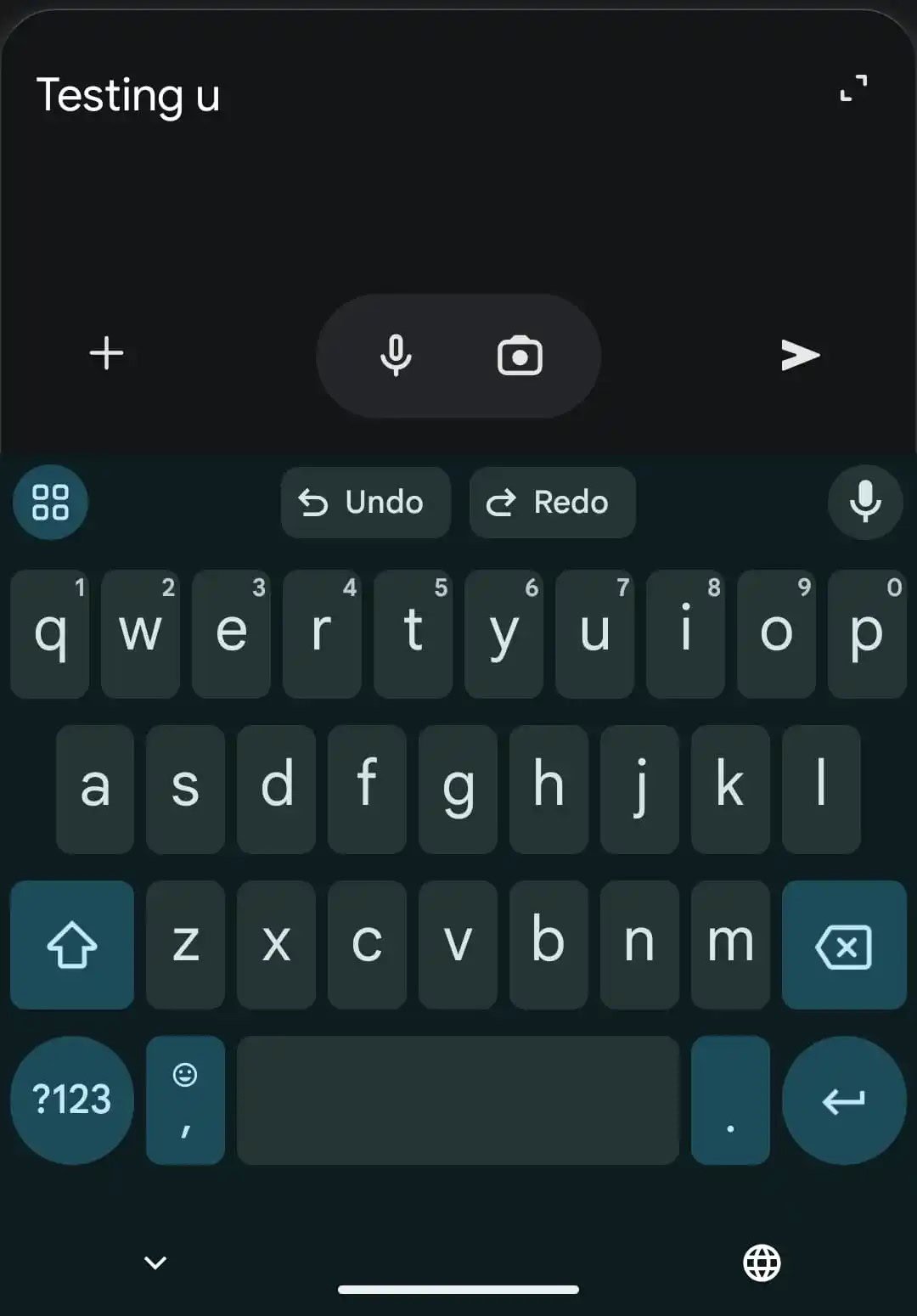 gboard undo 2