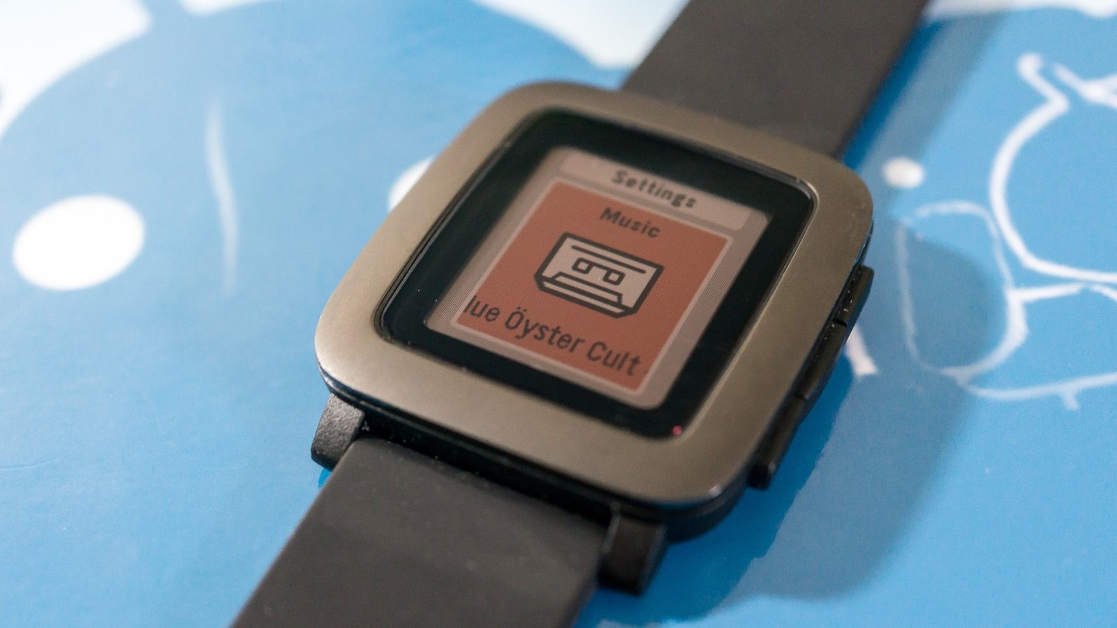 The Pebble Time smartwatch