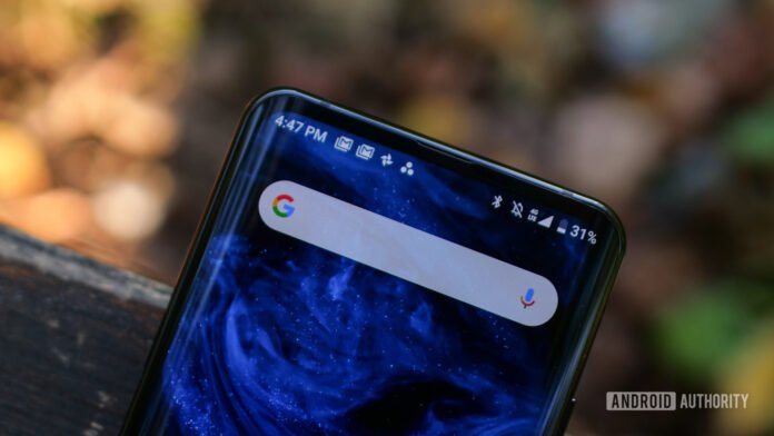 Google's Search widget is testing an even better shortcuts button nubia Z20 status bar and Google search bar 9