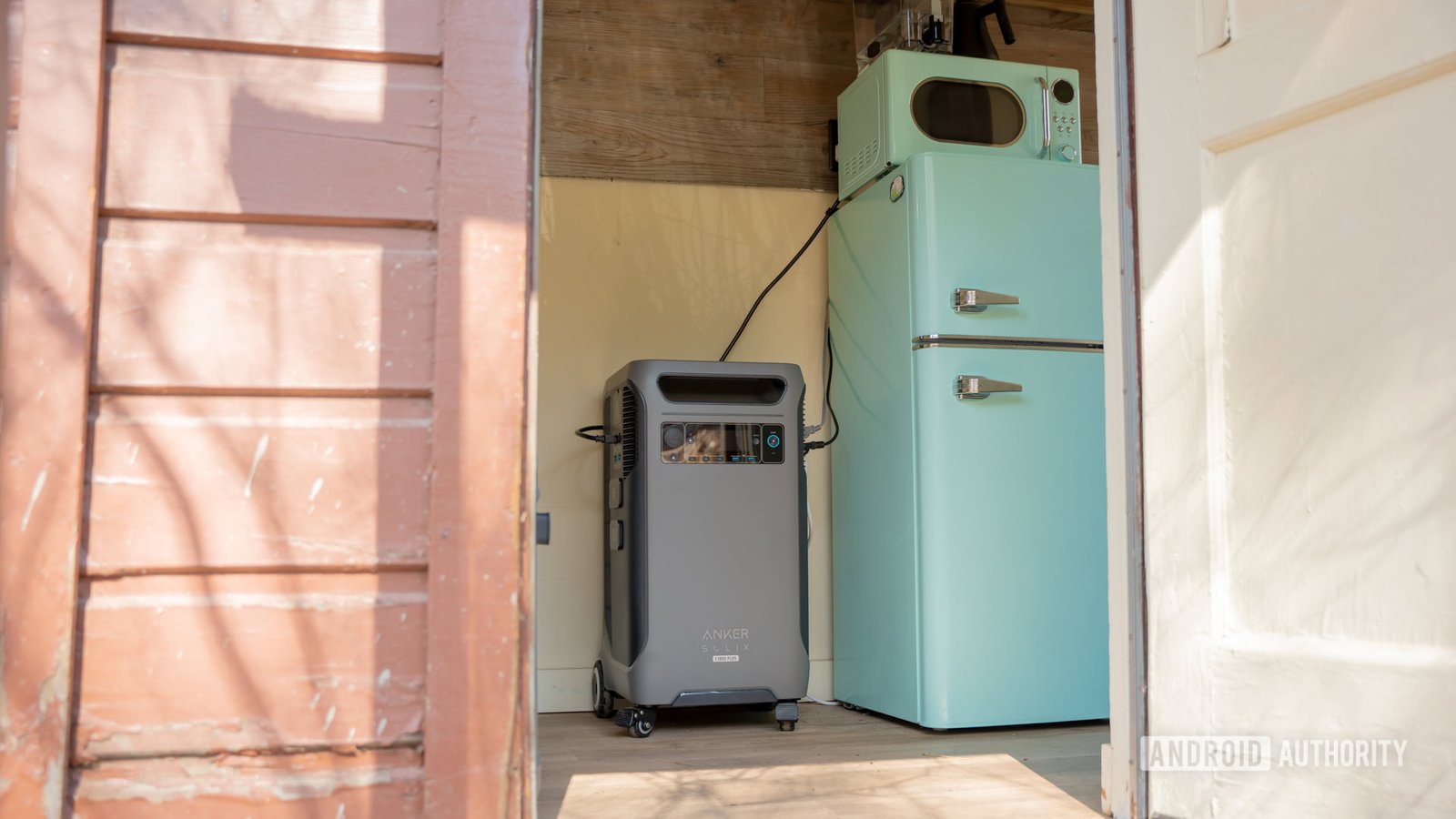 Anker SOLIX F3800 Plus in kitchen powering appliances 1