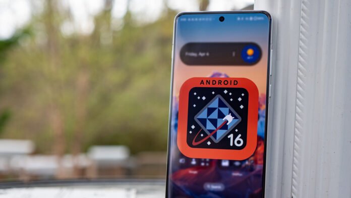 Android 16 could bring Identity Check to more smartphones An orange and blue Android 16 logo on a OnePlus 13