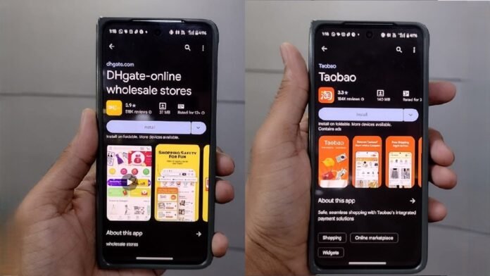 अमेरिका में बढ़ रही चीनी ऐप्स DHGate और Taobao की DHgate और Taobao