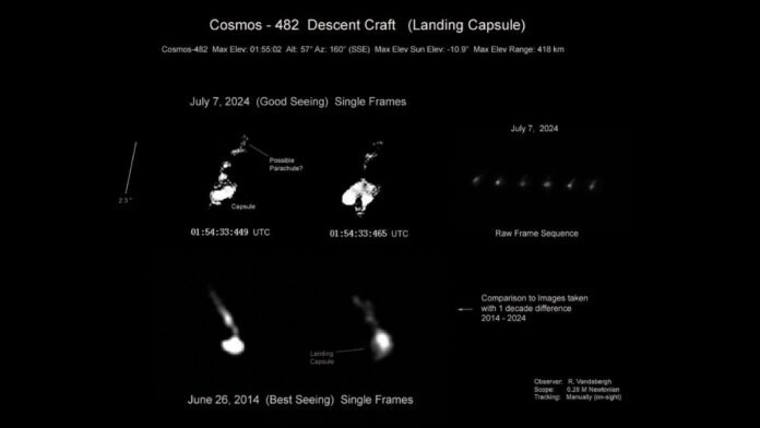 Soviet Venus Lander Kosmos 482 Crashes to Earth After 53 Soviet Venus Lander Kosmos 482 Crashes to Earth After 53 Years in Orbit