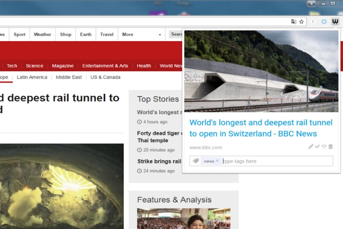 wallabag inline Wallabag