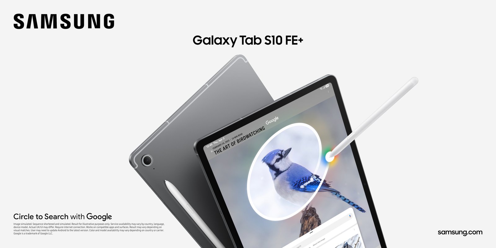 Galaxy Tab S10 FE Plus Single KV OOH H Gray s10