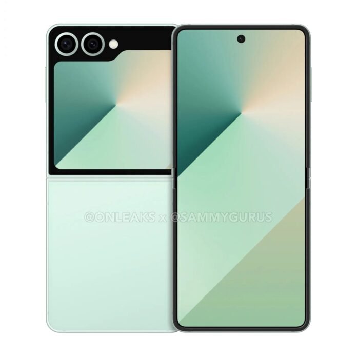 Leaked render of the Galaxy Z Flip 7
