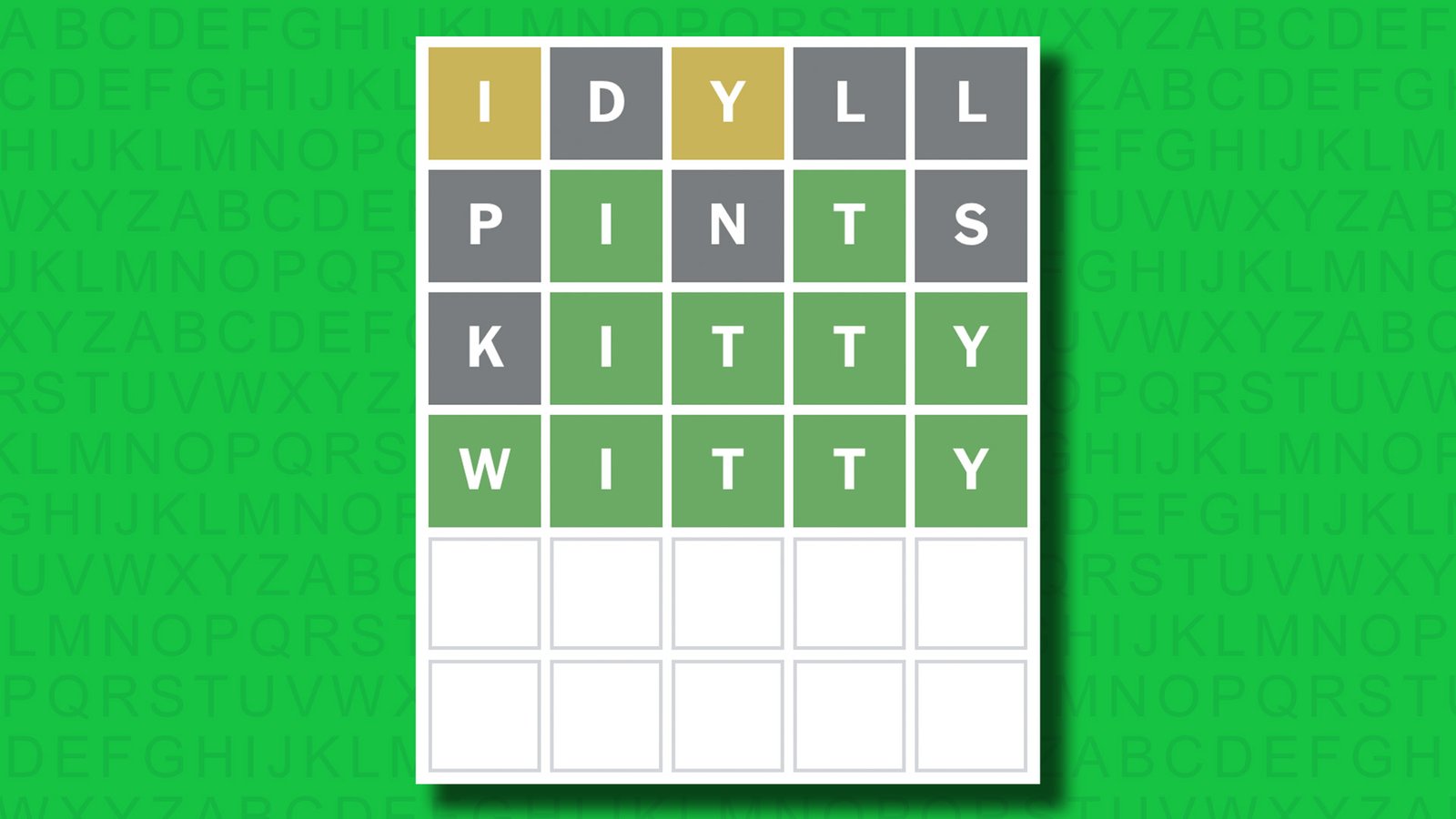 NYT Wordle these days — solution and my hints for sport #1472, Monday, June 30 2 NYT Wordle answer for game 1471 on a green background