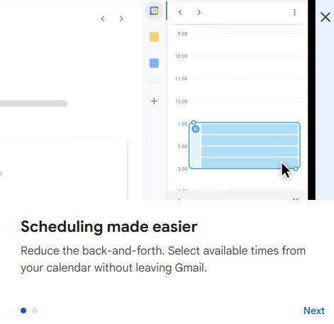 Gmail appointment booking 1