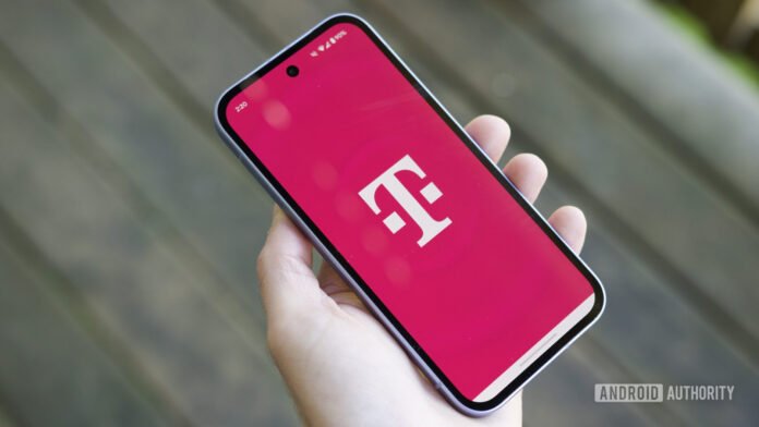 T-Mobile asked to take down deceptive 'Switch and Save' ads T-Mobile logo on an Android phone.