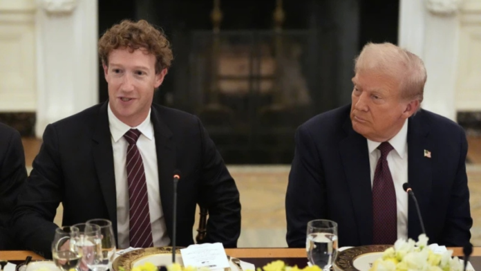 Donald Trump quips at Zuckerberg over his political career, gets instant 'no' rebuttal at White House dinner. Watch video