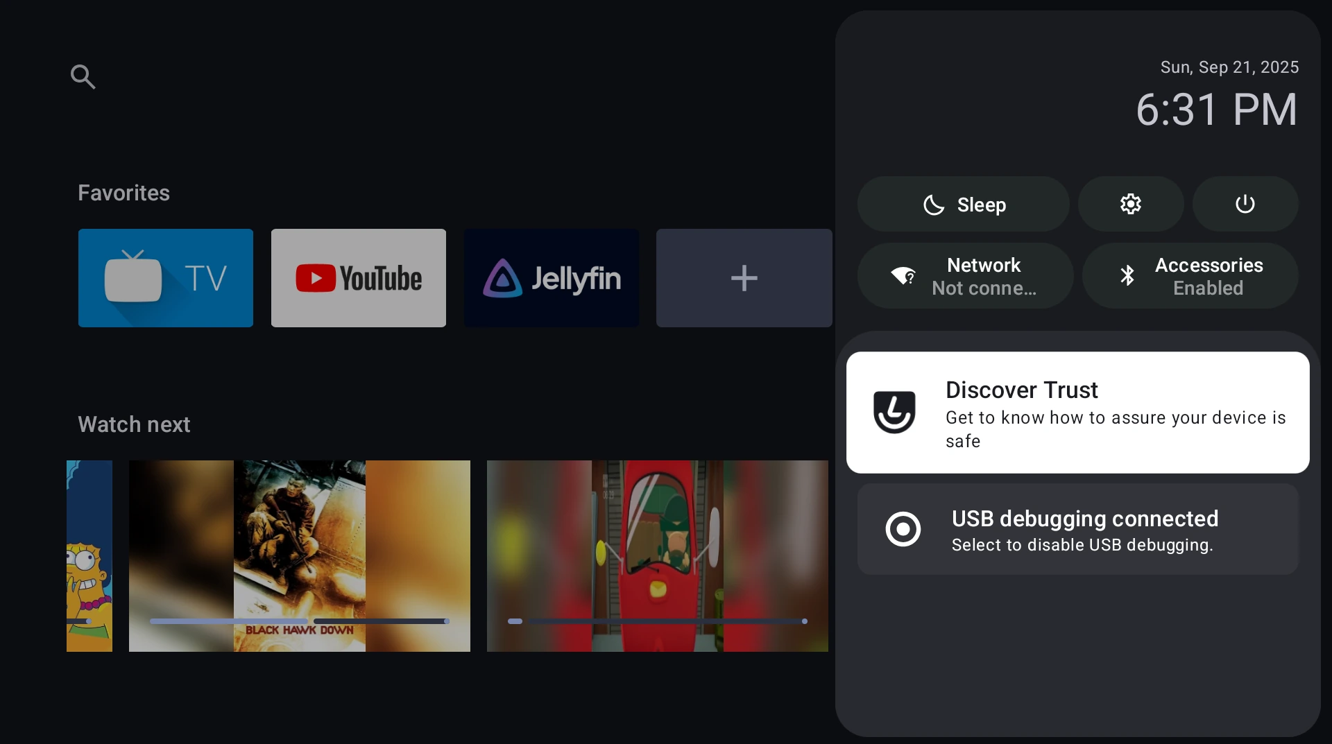 Catapult launcher for Android TV 2