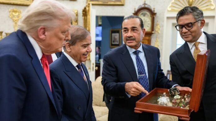 Pakistan Army chief Asim Munir called salesman over rare earth Pakistan Army chief Asim Munir called salesman over rare earth pic with Donald Trump