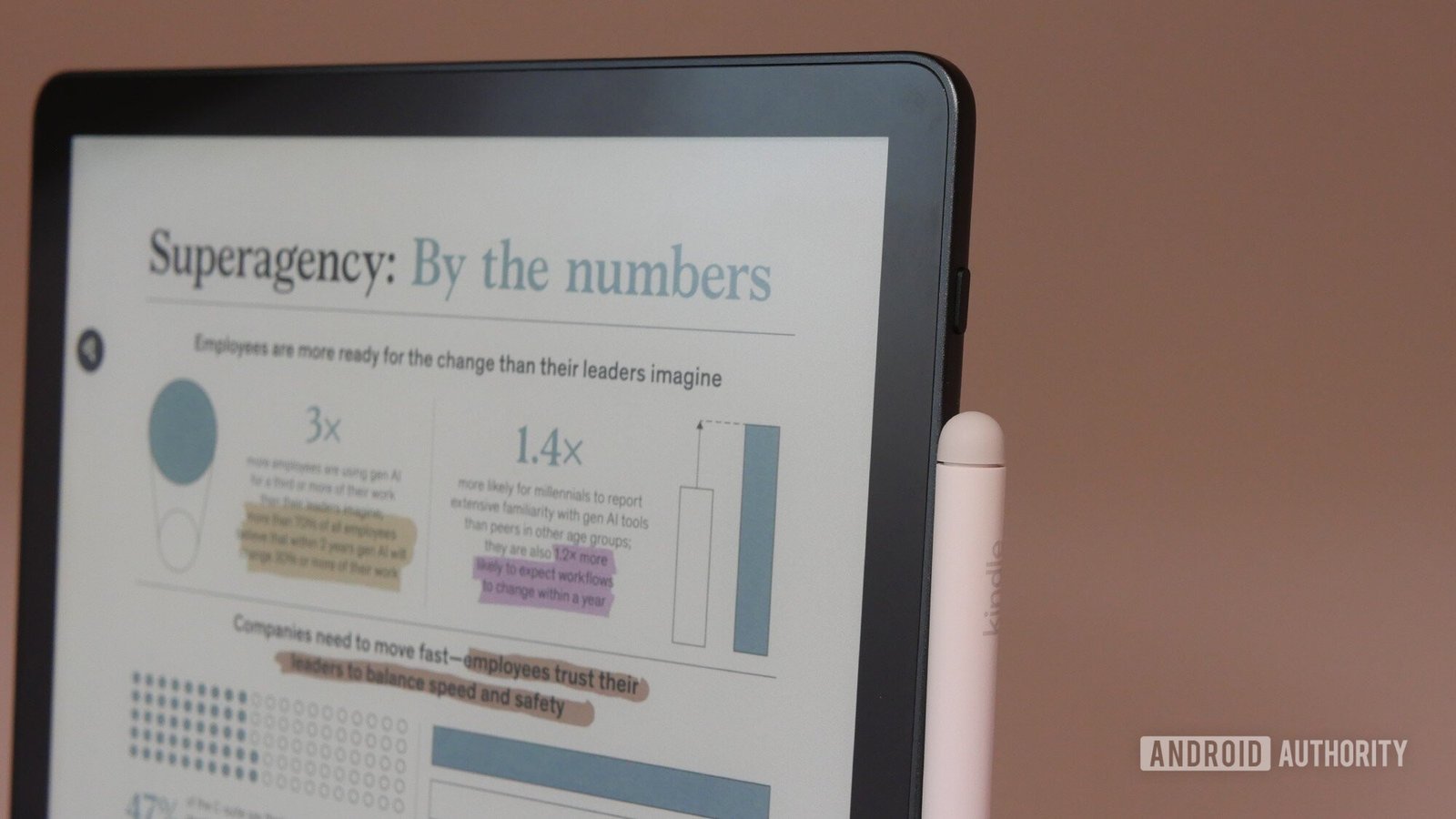 The newest Scribe model features an updated front light.