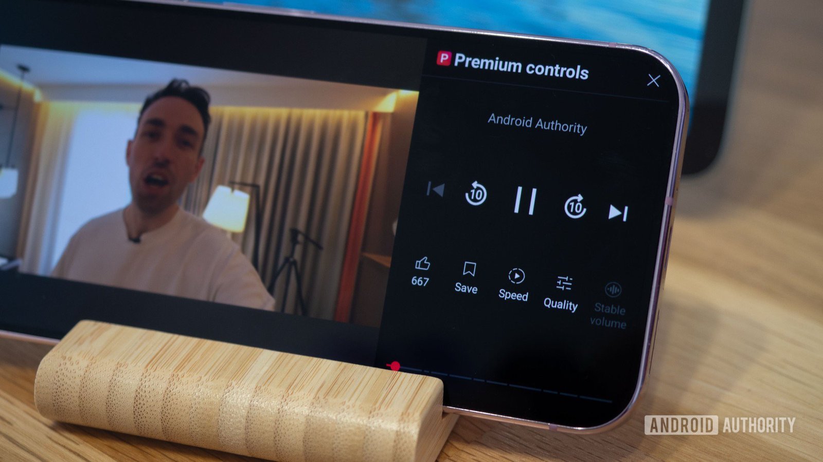 youtube premium perk controls