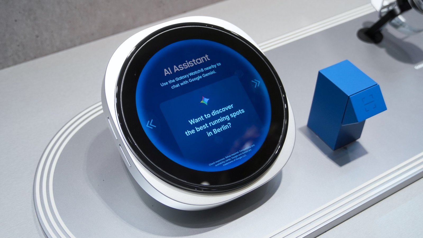 These are the 5 options that make the Samsung Galaxy Watch 8 value it 4 A supersized Galaxy Watch 8 showing off Running Coach at IFA 2025.