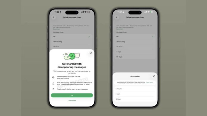 WhatsApp Reportedly Begins Beta Testing View-Once Disappearing Messages Feature on whatsapp after reading feature wabetainfo inline wabetainfo