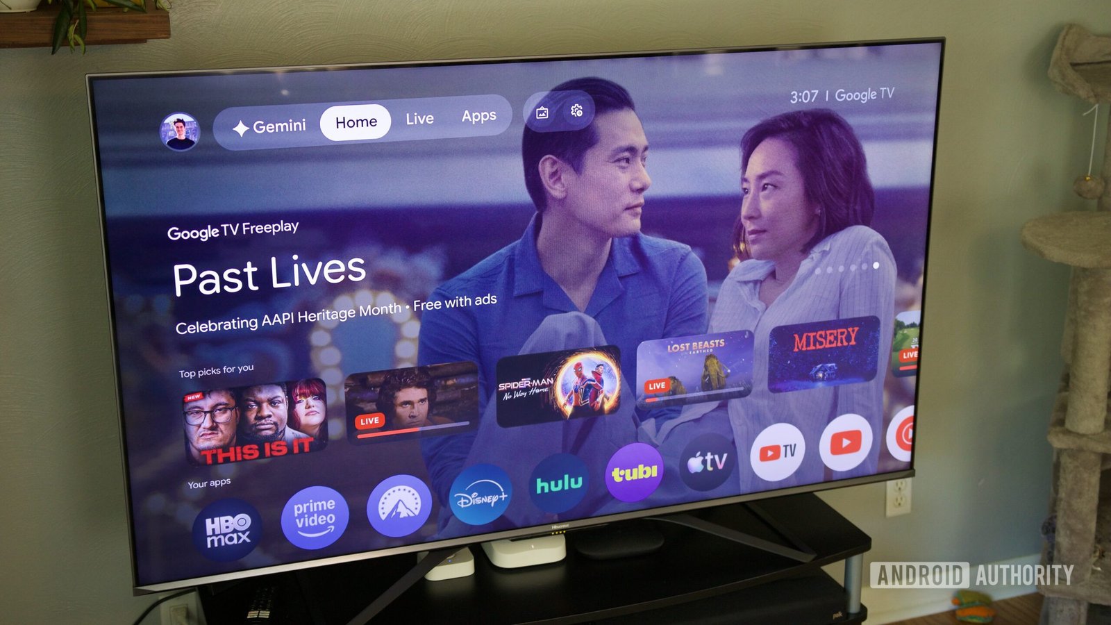 walmart onn 4k pro 2026 streaming box hands on 4 Google TV interface from the Walmart Onn 4K Pro.