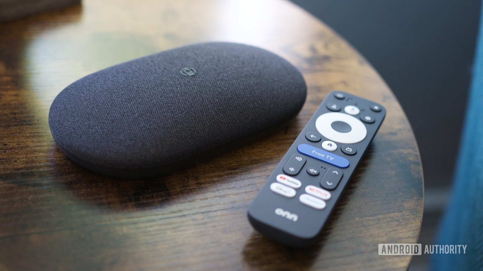 walmart onn 4k pro 2026 streaming box hands on 8 Walmart Onn 4K Pro streaming device and its remote.