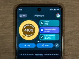 The Google Health app focus metrics