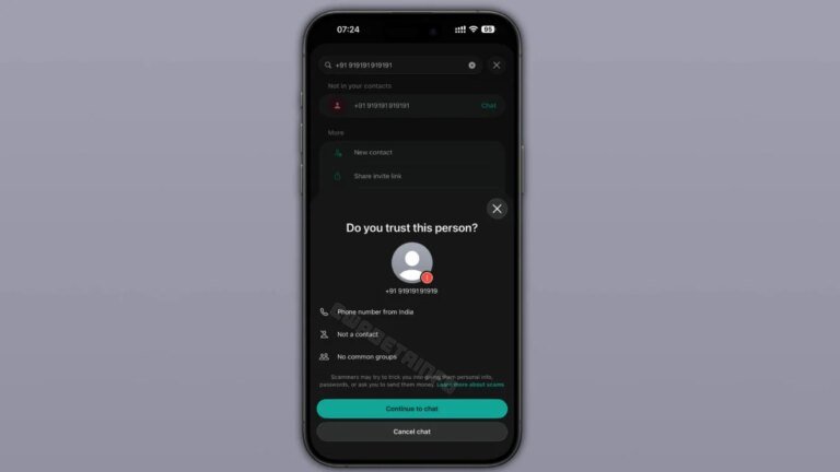 whatsapp trust warning wabetainfo WhatsApp