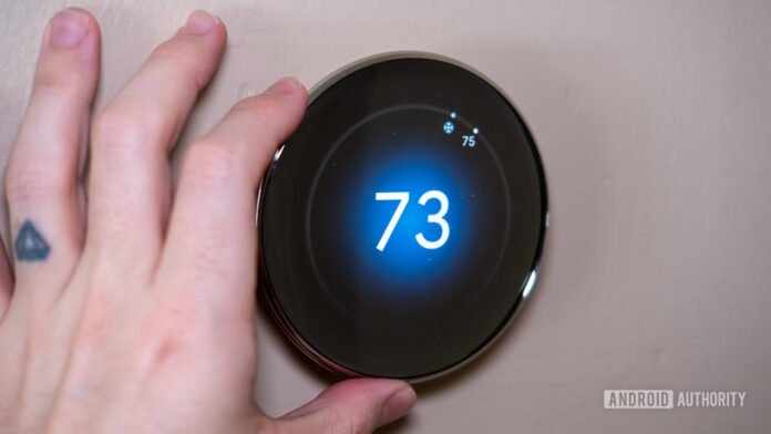 Google Home users lose hands-free control of Nest Thermostats nest thermostat gen 4 adjusting