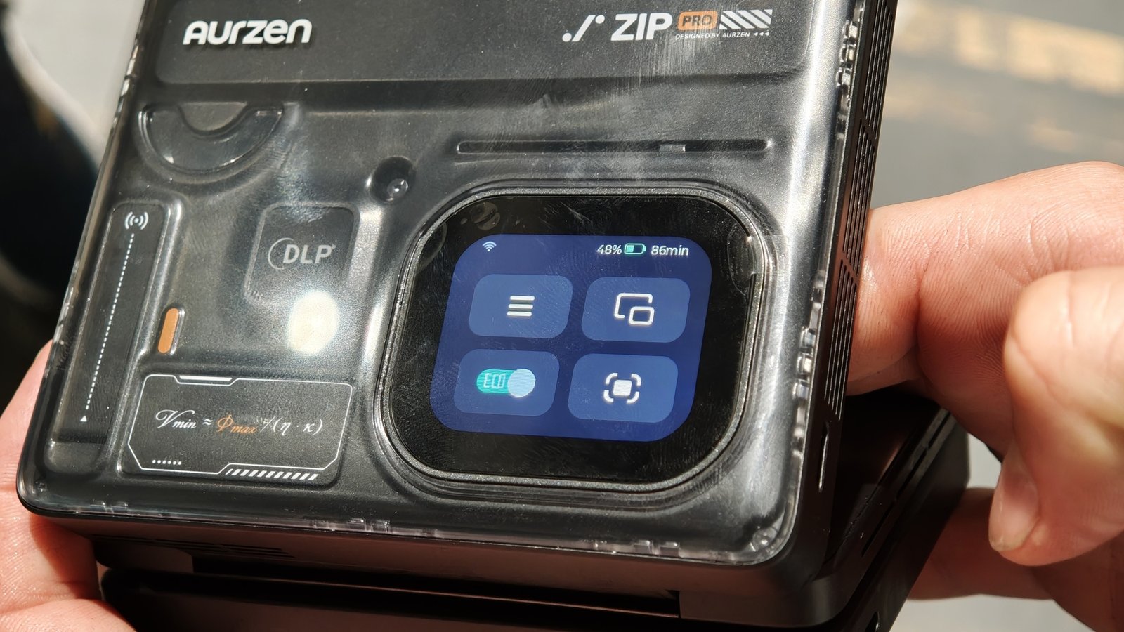 Aurzen Zip Pro display