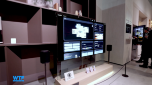 An uber flat TV featured at IFA.