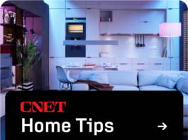 CNET Home Tips badge; click her for more